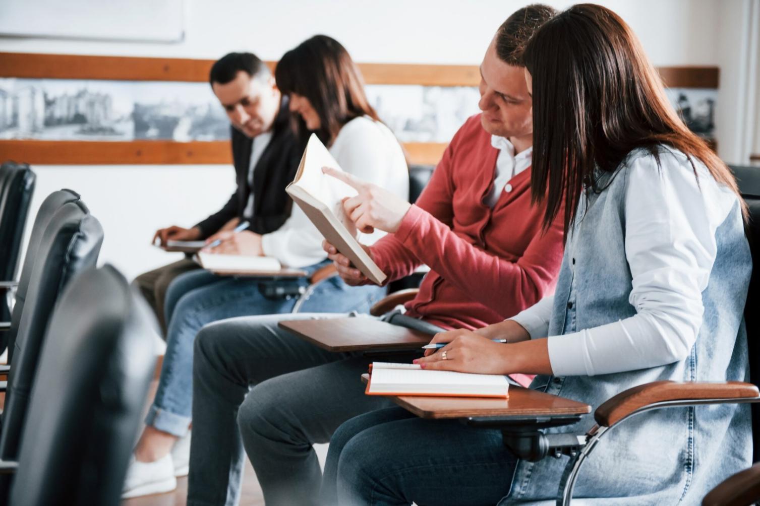 Team analyzing financial data and discussing trends